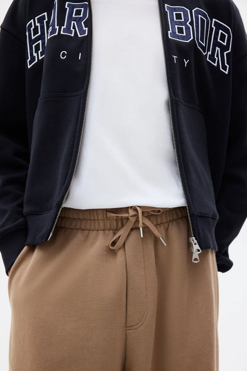 H&M Wide-leg cotton joggers